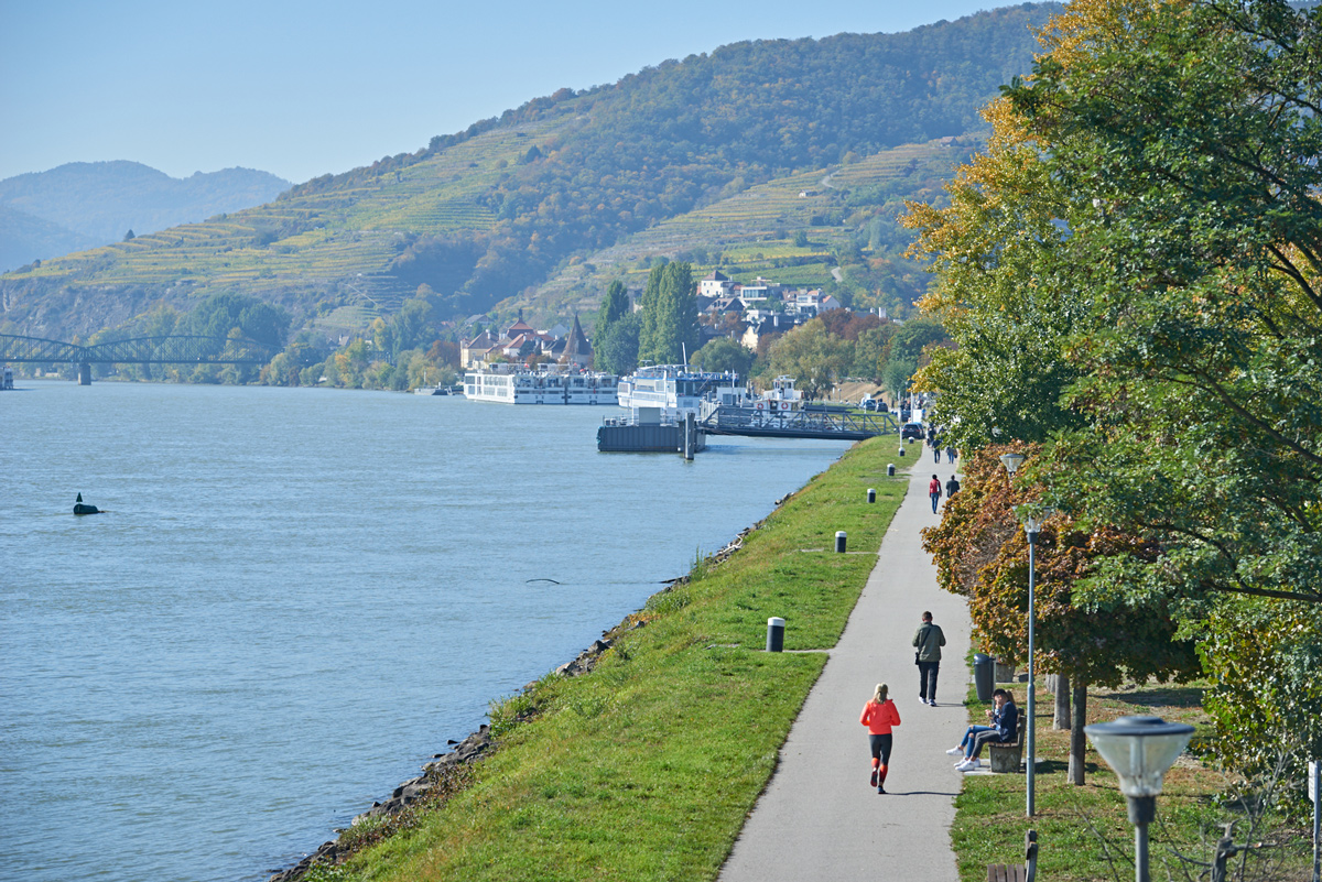 Einmalige Naherholung entlang des Donauufers